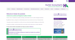 Desktop Screenshot of hunteraccountants.co.uk